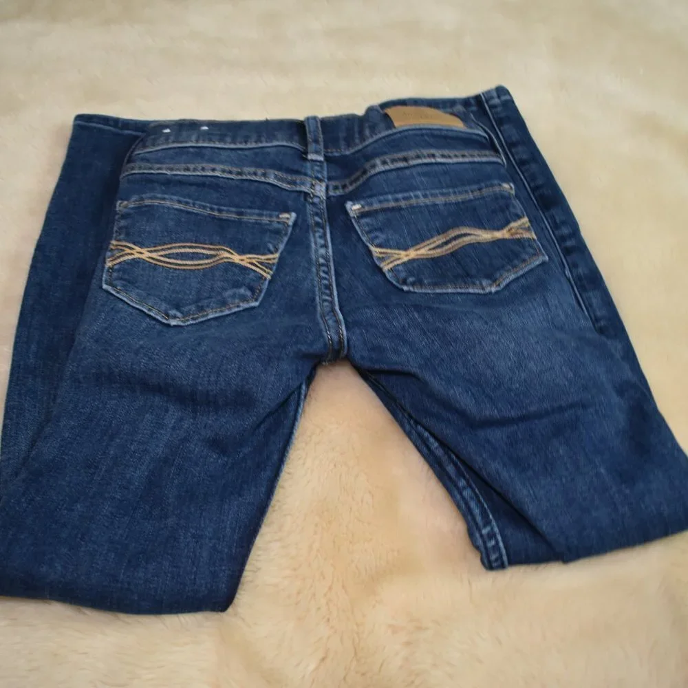 Abercrombie Kids Highrise Distressed Jean Leggings Slim Size 7/8